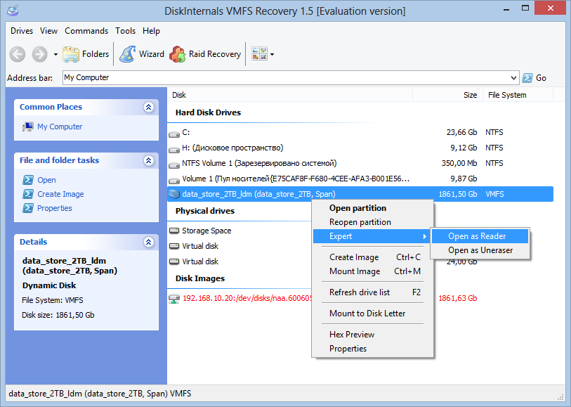 Mounting Hard Drives (vmdk files) of a Virtual Machine Running on a ESX