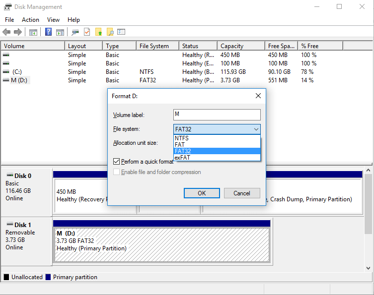 External hard drive not showing correct free space mac