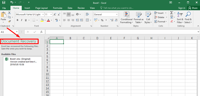 How To Recover A File In Excel Calendarrequirement 4972