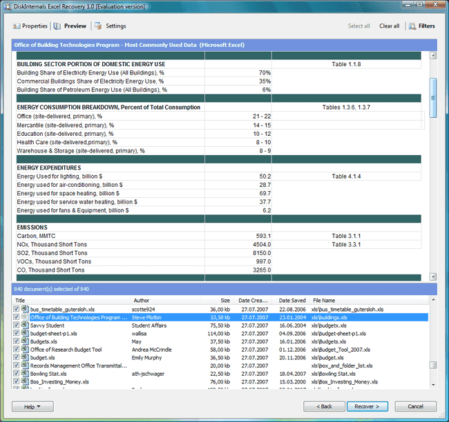 microsoft excel recovery for version 15.27 in mac