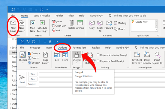 rms sharing app cannot open encrypted email in outlook