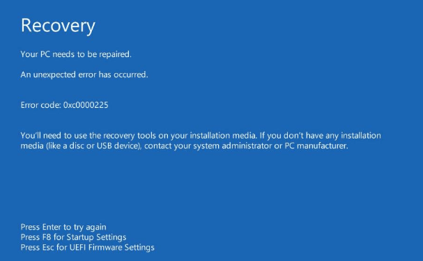 deleting recovery partition windows 10