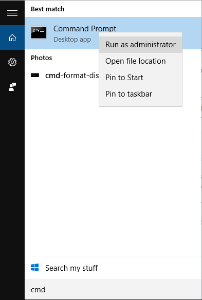 windows 10 driver signing disable