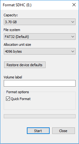 western digital fat32 formatting