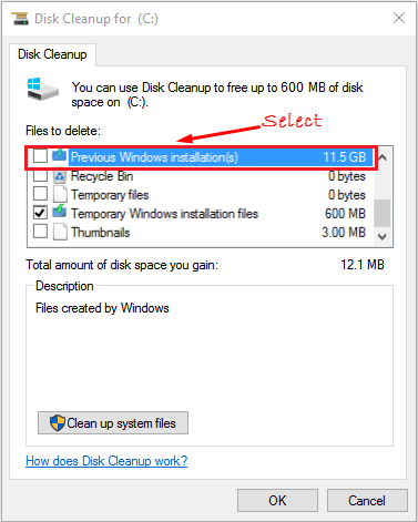 is it ok to delete previous windows installations