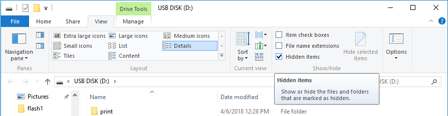 how-to-unhide-all-hidden-files-in-the-flash-drive-memory-with-attrib-virals-in-thai