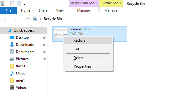 recover deleted files from trash bin free