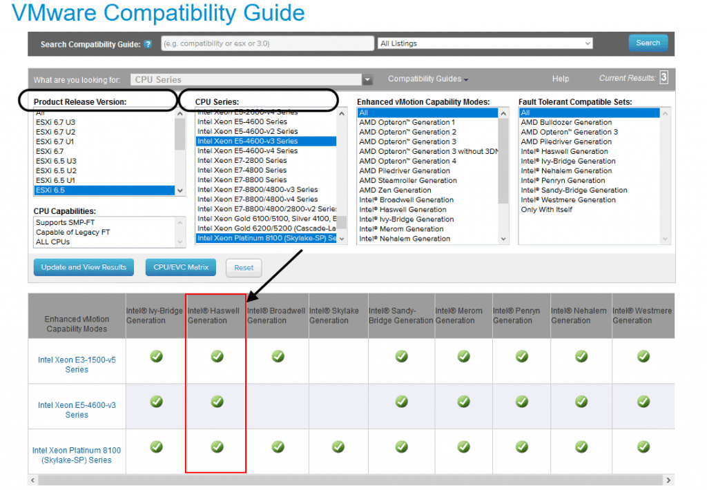 Vmware evc mode что это