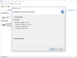 DiskInternals Linux Reader - select Containers