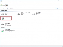 DiskInternals Linux Reader - Mounted disk