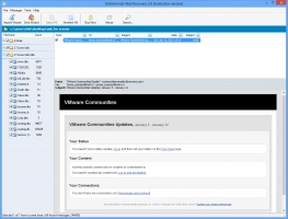 DiskInternals Mail Recovery™ The available pre-recovery preview allows you to see messages and attachments before you decide to recover them.