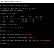 DiskInternals Partition Recovery™ Create a primary partition.