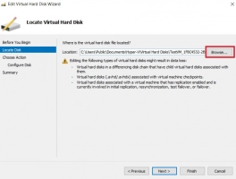 DiskInternals RAID Recovery™ Merging Snapshots in Hyper-V Manager: Step 3.