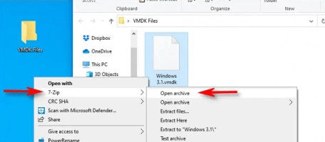 DiskInternals VMFS Recovery™ Use File Extractors (7-Zip)
