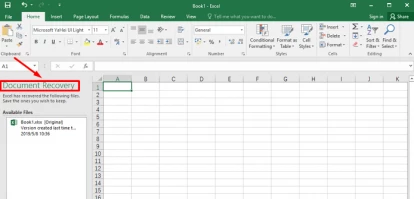 if excel file disappeared diskinternals