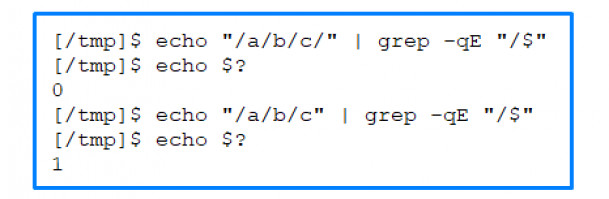 Bash String Ends With