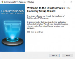 DiskInternals Partition Recovery™ DiskInternals NTFS Recovery - lanzar la versión de prueba gratuita
