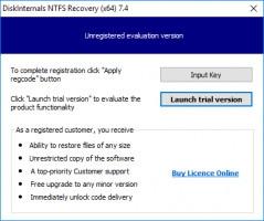 DiskInternals NTFS Recovery DiskInternals NTFS Recovery - launch trial version