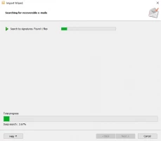 DiskInternals Outlook Recovery Outlook Recovery software - scanning of the disk