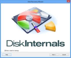 DiskInternals Partition Recovery- Recovery Wizard is opened automatically