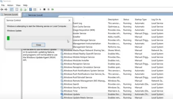 DiskInternals Partition Recovery™ 6. Then, right-click on Windows Update and select the Restart option
