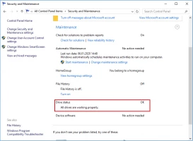 DiskInternals Partition Recovery™ Maintance - drive status.