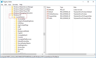 DiskInternals Partition Recovery™ Find the Windows NT in registry editor