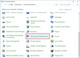 DiskInternals Partition Recovery™ Check the drive status - open security and maintance.
