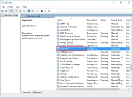 DiskInternals Partition Recovery™ Entra en Servicios y busca Superfetch.