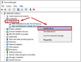 DiskInternals Partition Recovery™ Update the disk drivers
