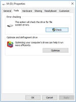 Fix corrupted external hard drive with Windows tool.