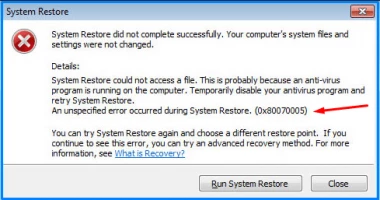 DiskInternals Partition Recovery™ Error 0x80070005 in Windows 10