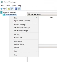 DiskInternals VMFS Recovery™ Server Manager >>> Tools >>> Hyper-V Manager