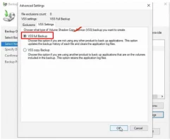 DiskInternals RAID Recovery™ Select VSS Full Backup and click Ok - 2