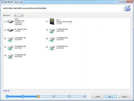 RAID Recovery - select disks