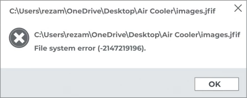 DiskInternals Uneraser™ File system error (-2147219196).