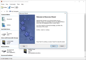 Recovery wizard of DiskInternals Uneraser.