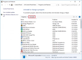 DiskInternals Uneraser™ Unistall software to free up disk space.