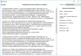 DiskInternals Word Recovery DiskInternals Word Recovery - preview the recoverable word text