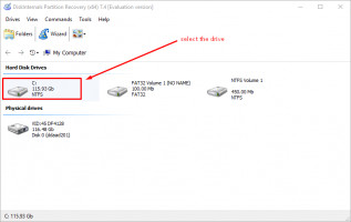 DiskInternals Partition Recovery™ Open Partition Recovery and select drive.