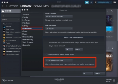 Steam Update: Downloaded 0 bytes - Connection / Game Crash - Tree