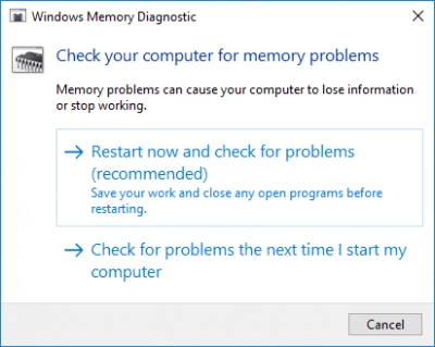 Out of memory error  Windows 10 