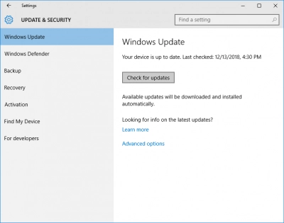 Actualizar el sistema operativo Windows para terminar de congelarse en Windows.