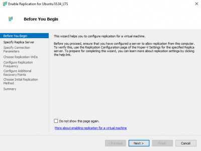 DiskInternals VMFS Recovery™ Der Replikationsassistent fordert Sie auf, auf Weiter zu klicken, um fortzufahren.
