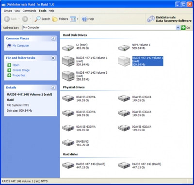 DiskInternals RAID To RAID DiskInternals RAID to RAID