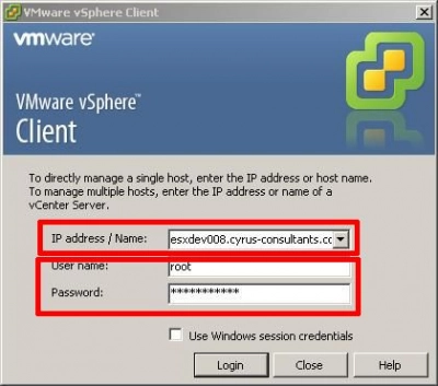 DiskInternals VMFS Recovery™ Connect via ESX/ESXi server or vSphere