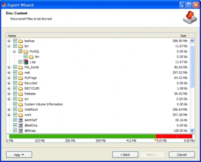 DiskInternals Data Recovery Software CD burning (picture 4)