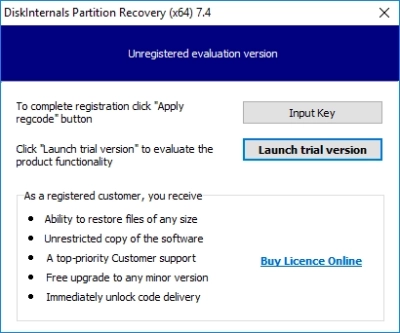 DiskInternals Partition Recovery™